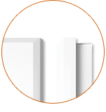 Architectural Style - Frameless/Non-Insert close up